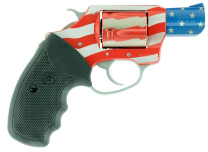 Picture of Charter Arms 23872 Undercover The Old Glory Small 38 Special, 5 Shot 2" American Flag Stainless Steel Barrel & Cylinder, American Flag Aluminum Frame W/Black Finger Grooved Rubber Grip, Exposed Hammer