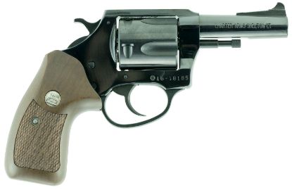 Picture of Charter Arms 34431 Bulldog Special Classic Large 44 Special, 5 Shot 3" Blued Carbon Steel Barrel, Cylinder & Frame W/Wood Grip 