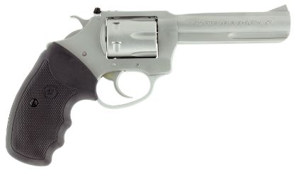 Picture of Charter Arms 72242 Pathfinder Target Small 22 Lr, 8 Shot 4.20" Matte Stainless Steel Barrel & Cylinder, Anodized Aluminum Frame W/Black Finger Grooved Rubber Grip, Exposed Hammer 