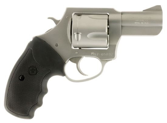 Picture of Charter Arms 74520 Pitbull 45 Acp 5Rd, 2.50" Matte Stainless Steel Barrel, Cylinder & Frame, Standard Hammer, Finger Grooved Black Rubber Grip 