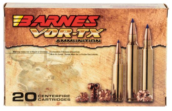 Picture of Barnes Bullets 30727 Vor-Tx Rifle 338 Lapua Mag 280 Gr Lrx Boat Tail 20 Per Box/ 10 Case 