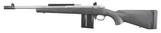 Picture of Ruger 6829 Scout 308 Win 10+1 16.10" Barrel W/Muzzle Brake, Matte Stainless Steel Receiver, Synthetic Stock, Three-Position Safety, Optics Ready 