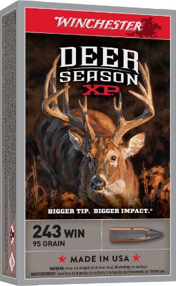 Picture of Winchester Ammo X243ds Deer Season Xp 243 Win 95 Gr Extreme Point 20 Per Box/ 10 Case 