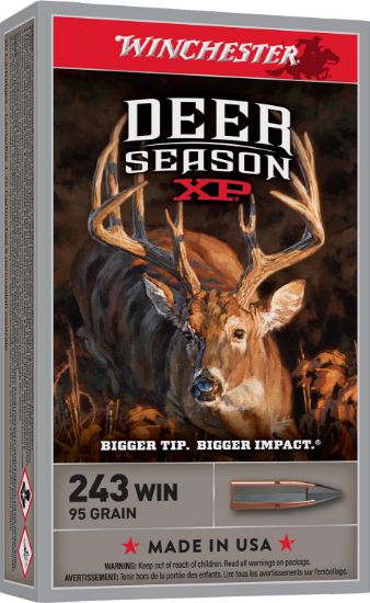 Picture of Winchester Ammo X243ds Deer Season Xp 243 Win 95 Gr Extreme Point 20 Per Box/ 10 Case 