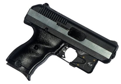 Picture of Hi-Point Cf380lltgm Cf 380 Acp Caliber With 3.50" Barrel, 8+1 Capacity, Black Finish Frame, Serrated Black Steel Chrome Line Slide & Polymer Grip, Laserlyte Laser 