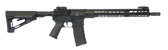 Picture of Armalite M15tac16 M-15 Tactical 5.56X45mm Nato 30+1 16" Barrel, Black Hard Coat Anodized Receiver, Adjustable Magpul Str Collapsible Stock, Magpul Mbus Front & Rear Sights, Flash Hider, Optics Ready 