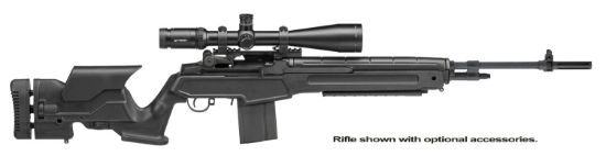 Picture of Springfield Armory Mp9226 M1a Loaded Precision 308 Win 10+1 22" National Match Carbon Steel Barrel Black Parkerized Rec Black Archangel Precision With Adjustable Lop & Comb Stock Right Hand 