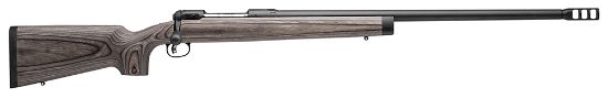 Picture of Savage Arms 22448 112 Magnum Target Full Size 338 Lapua Mag 1Rd 26" Matte Black Heavy Threaded Barrel, Drilled & Tapped W/Picatinny Rail Steel Receiver, Gray Laminate Fixed Wood Stock 