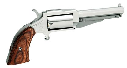 Picture of North American Arms 18603 1860 The Earl 22 Wmr 5Rd 3" Barrel, Overall Stainless Steel Finish & Rosewood Boot Grip 