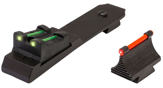 Picture of Truglo Tg109 Lever Action Rifle Sights Black 0.343" Red Front, Green Rear Adjustable For Marlin 336 