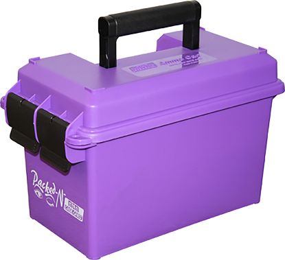 Picture of Mtm Case-Gard Ac50c-25 Ammo Can 50 Cal Rifle Purple Polypropylene 