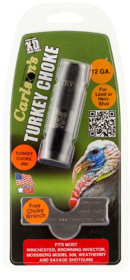 Picture of Carlson's Choke Tubes 19892 Extended Turkey 12 Gauge Turkey 17-4 Stainless Steel 