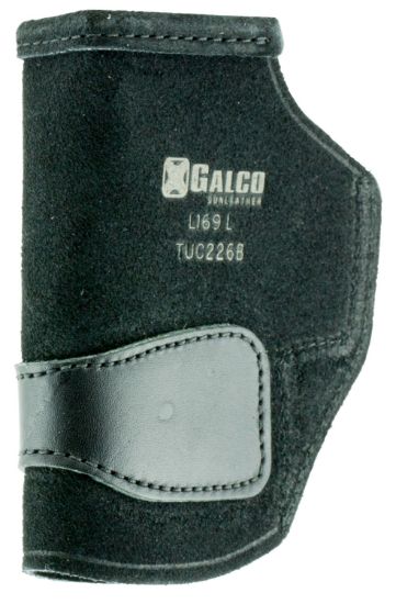 Picture of Galco Tuc226b Tuck-N-Go 2.0 Iwb Black Leather Compatible W/ Glock 19X/19 Gen1-5/23 Gen2-5 Uniclip/Stealth Clip Mount Ambidextrous 