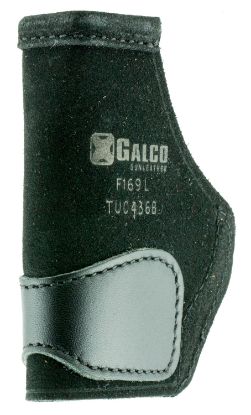 Picture of Galco Tuc436b Tuck-N-Go 2.0 Iwb Black Leather Uniclip/Stealth Clip/Ruger Lcp/Diamondback Db Ambidextrous 