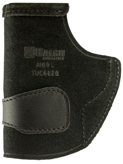 Picture of Galco Tuc662b Tuck-N-Go 2.0 Iwb Black Leather Uniclip/Stealth Clip Fits Springfield Xds Ambidextrous 