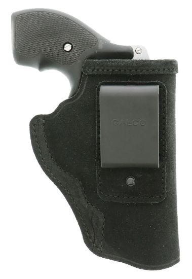 Picture of Galco Sto158b Stow-N-Go Iwb Black Leather Belt Clip Fits S&W J Frame Fits Charter Arms Undercover Right Hand 