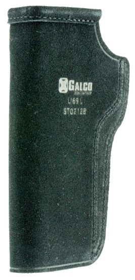 Picture of Galco Sto212b Stow-N-Go Iwb Black Leather Belt Clip Fits 1911 5" Barrel Right Hand 