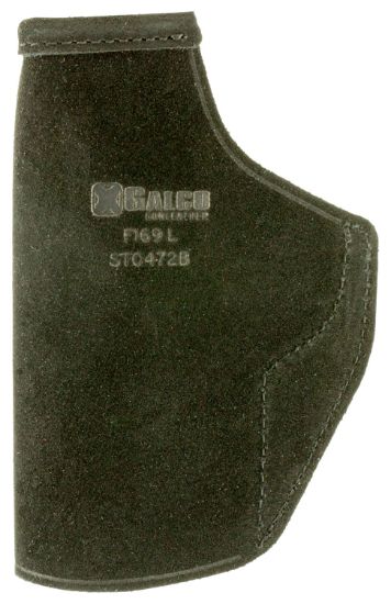 Picture of Galco Sto472b Stow-N-Go Iwb Black Leather Belt Clip Fits S&W M&P/S&W M&P 2.0 Compact Right Hand 