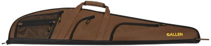 Picture of Allen 99452 Daytona Shotgun Case 52" Mocha Brown Endura W/ Black Trim Adjustable Sling, 4 Pockets & Easy Clean Lining 