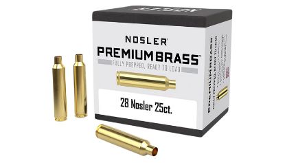 Picture of Nosler 10150 Premium Brass Unprimed Cases 28 Nosler Rifle Brass/ 25 Per Box 
