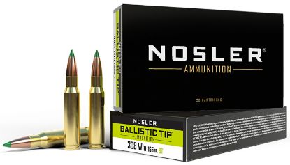 Picture of Nosler 40063 Ballistic Tip 308 Win 165 Gr Spitzer Ballistic Tip 20 Per Box/ 10 Case 