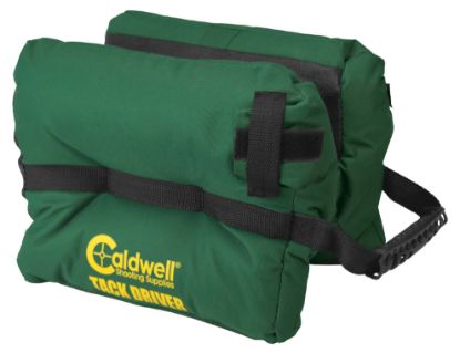 Picture of Caldwell 569230 Tack Driver Prefilled Green Nylon Front And Rear Bag 