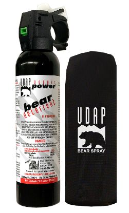 Picture of Udap 15Hp Magnum Bear Spray Oc Pepper Range Up To 35 Ft 9.20 Oz Includes Hip Holster 