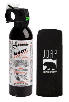 Picture of Udap 18Cp Magnum Bear Spray Oc Pepper Range Up To 35 Ft 13.40 Oz Includes Chest Holster 