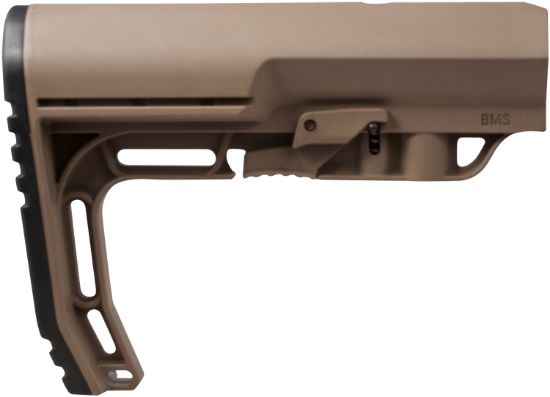 Picture of Mission First Tactical Bmssde Battlelink Minimalist Stock Collapsible Scorched Dark Earth Synthetic For Ar-15, M16, M4 With Commercial Tube (Tube Not Included) 