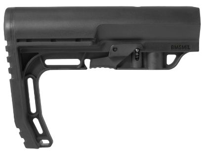 Picture of Mission First Tactical Bmsmil Battlelink Minimalist Stock Collapsible Black Synthetic For Ar-15, M16, M4 With Mil-Spec Tube (Tube Not Included) 
