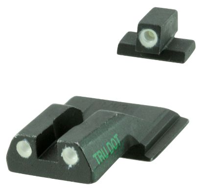 Picture of Meprolight Usa 117703101 Tru-Dot Black | Green Tritium Front Sight Green Tritium Rear Sight Set 