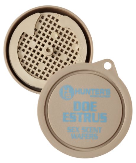 Picture of Hunters Specialties 01001 Scent Wafers Doe In Estrus Cover Scent 3 Pack 