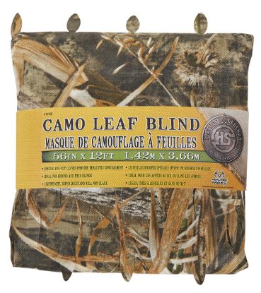 Picture of Hunters Specialties 07592 Camo Leaf Blind Realtree Max-5 Spun-Bonded Polyester 56"H X 12'L 