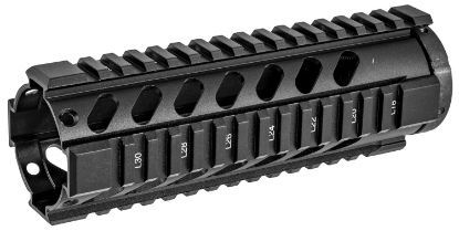 Picture of Aim Sports Mt060 Ar Handguard 7" Carbine & Free-Floating Style Made Of Aluminum With Black Anodized Finish & Quad Rail 