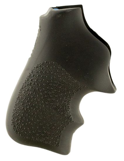 Picture of Hogue 78020 Tamer Cushion Black Rubber Grip With Finger Grooves For Ruger Lcr, Lcrx 