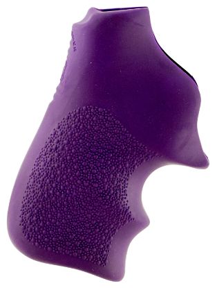 Picture of Hogue 78026 Tamer Cushion Purple Rubber Grip With Finger Grooves For Ruger Lcr, Lcrx 