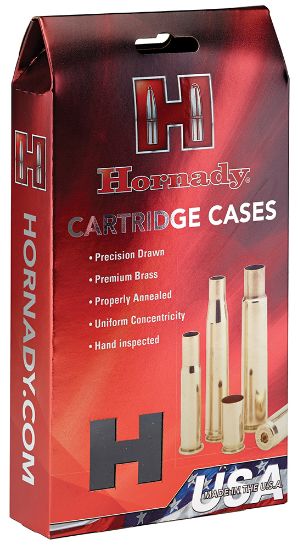Picture of Hornady 8605 Unprimed Cases Cartridge 223 Rem Rifle Brass 