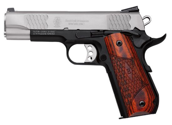 Picture of Sw1911sc 45A 4.25" Ss Ns E-Ser