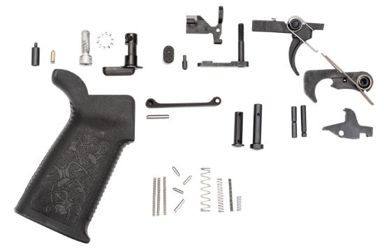 Picture of Spikes Tactical Slpk101 Lower Parts Kit Multi-Caliber Black Oxide Stainless Steel Ar-Platform 