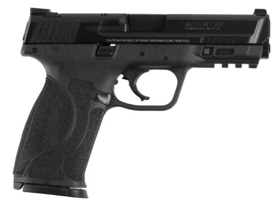 Picture of Smith & Wesson 11762 M&P M2.0 Full Size 40 S&W 10+1, 4.25" Black Stainless Steel Barrel, Black Armornite Serrated Stainless Steel Slide, Matte Black Polymer Frame W/Picatinny Rail 