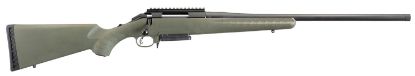 Picture of Ruger 26948 American Predator Full Size 6Mm Creedmoor 3+1 22" Matte Black Threaded Barrel, Matte Black Picatinny Rail Steel Receiver, Moss Green Fixed Synthetic Stock 