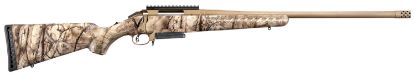 Picture of Ruger 26923 American Full Size 7Mm-08 Rem 3+1 22" Burnt Bronze Cerakote Threaded Barrel, Picatinny Rail Steel Receiver, Gowild Camo I-M Brush Fixed Synthetic Stock, Right Hand 