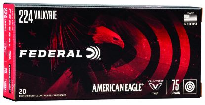 Picture of Federal Ae224vlk1 American Eagle Rifle 224 Valkyrie 75 Gr Full Metal Jacket 20 Per Box/ 10 Case 