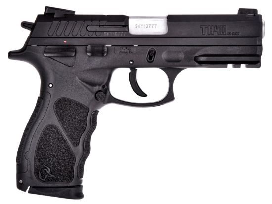 Picture of Taurus 1Th40041 Th Full Size 40 S&W 15+1 4.27" Matte Stainless Steel Barrel, Matte Black Serrated Slide, Black Polymer Frame W/Picatinny Rail, Black Finger Grooved Polymer Grip Right Hand 