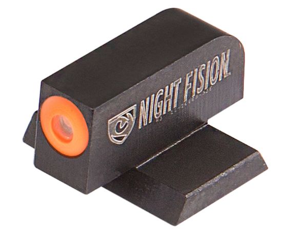 Picture of Night Fision Cnk025001ogx Perfect Dot Tritium Night Sights For Canik Black | Green Tritium Orange Ring Front Sight 