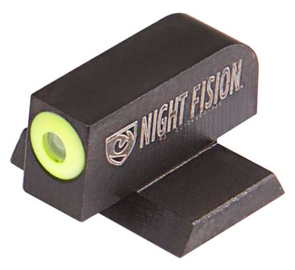 Picture of Night Fision Cnk025001ygx Perfect Dot Tritium Night Sights For Canik Black | Green Tritium Yellow Ring Front Sight 