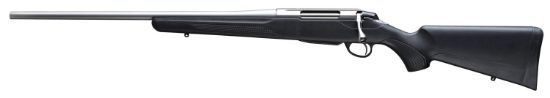 Picture of Tikka Jrtxb414r8 T3x Lite 22-250 Rem 3+1 22.40" Stainless Steel Barrel, Drilled & Tapped Stainless Steel Receiver, Fixed Black Synthetic Stock, Left Hand 