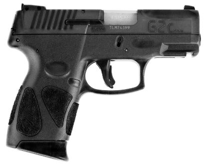 Picture of Taurus 1G2c93112 G2c Compact Frame 9Mm Luger 12+1 3.26" Matte Stainless Steel Barrel, Matte Black Serrated Steel Slide, Black Polymer Frame W/Picatinny Rail & Polymer Grip, Right Hand 