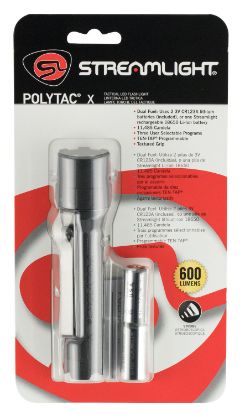 Picture of Streamlight 88600 Polytac X Flashlight Black 35/260/600 Lumens White Led 