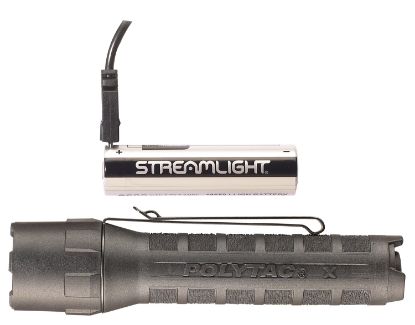 Picture of Streamlight 88610 Polytac X Usb Black 35/260/600 Lumens White Led 